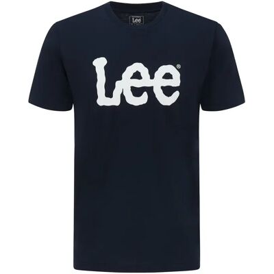 T-shirt Lee Wobbly Logo Bleu S Homme T-shirt Lee Wobbly Logo Bleu S Homme