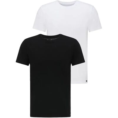 T-Shirt Lee Twin Pack Rundhalsausschnitt Noir 2XL Homme T-Shirt Lee Twin Pack Rundhalsausschnitt Noir 2XL Homme