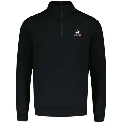 Sweatshirt 1/2 zip Le Coq Sportif Essentiels Noir XL Homme Sweatshirt 1/2 zip Le Coq Sportif Essentiels Noir XL Homme