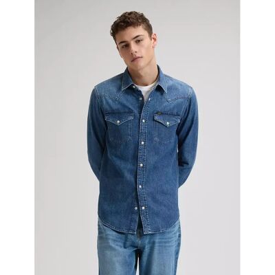 Hemd Lee Western Bleu 2XL Homme Hemd Lee Western Bleu 2XL Homme