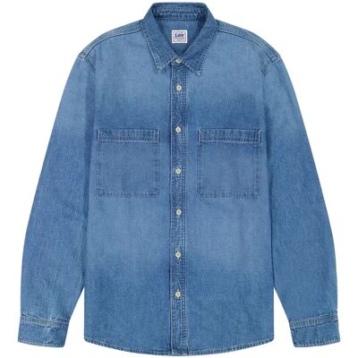 Hemd Lee 2_0 Bleu 2XL Homme Hemd Lee 2_0 Bleu 2XL Homme