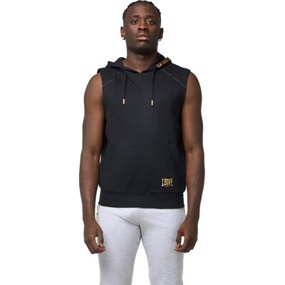 Ärmelloser Hoodie Leone New Gold Noir S Homme Ärmelloser Hoodie Leone New Gold Noir S Homme