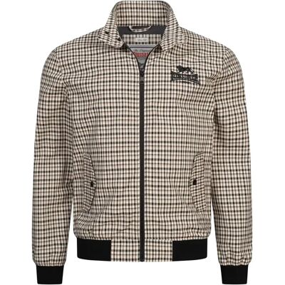 Jacke Lonsdale Classic Check Beige M Homme Jacke Lonsdale Classic Check Beige M Homme