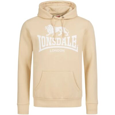 Lonsdale Sherborne Beige Weiß Hoodie - Kapuzenpullover Lonsdale Sherborne Beige Weiß Hoodie - Kapuzenpullover