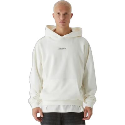 Hoodie Lost Youth Butterfly V.3 Blanc 5XL Homme Hoodie Lost Youth Butterfly V.3 Blanc 5XL Homme