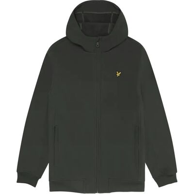 Fleece-Rücken Kapuzenjacke Lyle & Scott Noir XL Homme Fleece-Rücken Kapuzenjacke Lyle & Scott Noir XL Homme
