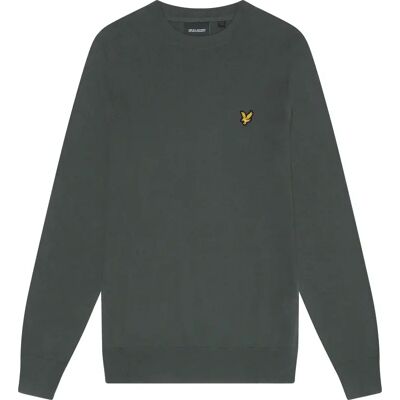Rundhalsausschnitt aus Merinowolle Lyle & Scott Vert S Homme Rundhalsausschnitt aus Merinowolle Lyle & Scott Vert S Homme
