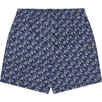 Blumenmuster Shorts Lyle & Scott Bleu L Homme Blumenmuster Shorts Lyle & Scott Bleu L Homme