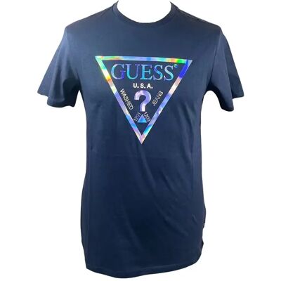 T-Shirt Guess Bleu XS Homme T-Shirt Guess Bleu XS Homme