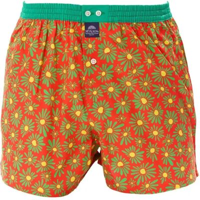 Unterhose McAlson Flower Power Rouge M Homme Unterhose McAlson Flower Power Rouge M Homme