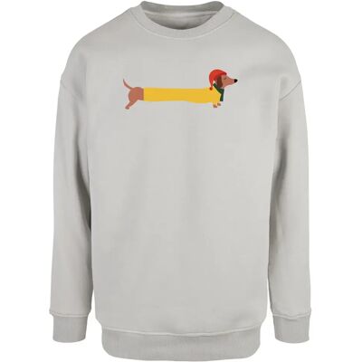 Pullover Merchcode Christmas Dog Gris M Homme Pullover Merchcode Christmas Dog Gris M Homme