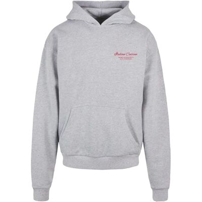 Oversized Hoodie Merchcode Al Dente Per Favore Gris M Homme Oversized Hoodie Merchcode Al Dente Per Favore Gris M Homme