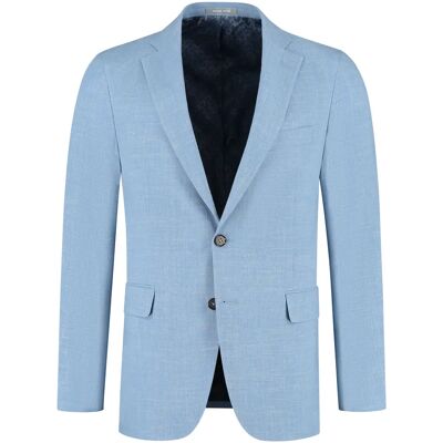 Blazer Michael Kors Linen Blend Bleu 56 Homme Blazer Michael Kors Linen Blend Bleu 56 Homme