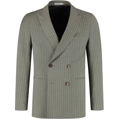 Blazer Michael Kors Stripe Travel DB Vert 48 Homme Blazer Michael Kors Stripe Travel DB Vert 48 Homme