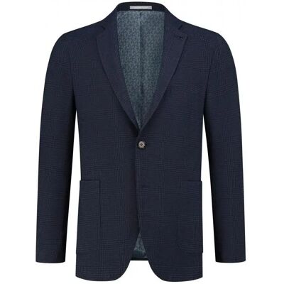 Karierter Struktur-Blazer Michael Kors Glenn Bleu 48 Homme Karierter Struktur-Blazer Michael Kors Glenn Bleu 48 Homme