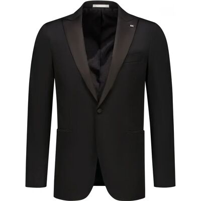 Blazer Michael Kors Tuxedo Peak Lapel Noir 56 Homme Blazer Michael Kors Tuxedo Peak Lapel Noir 56 Homme