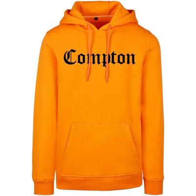 Hoodie Mister Tee Compton Orange XS Homme Hoodie Mister Tee Compton Orange XS Homme