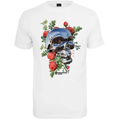 T-Shirt Mister Tee Chrome Skull Blanc XL Homme T-Shirt Mister Tee Chrome Skull Blanc XL Homme