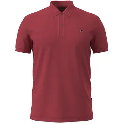 Napapijri Rode Baumwoll Polohemd für Herren - Polo Shirt Napapijri Rode Baumwoll Polohemd für Herren - Polo Shirt