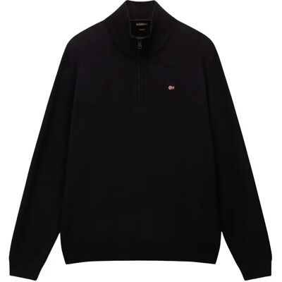 Sweatshirt half zip Napapijri Damavand 4 Noir S Homme Sweatshirt half zip Napapijri Damavand 4 Noir S Homme