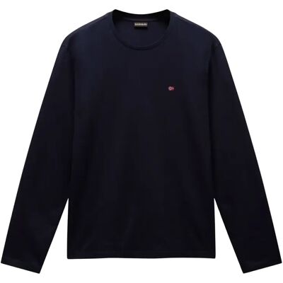 T-Shirt langarm Napapijri Salis Bleu S Homme T-Shirt langarm Napapijri Salis Bleu S Homme