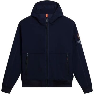 Wasserdichte Jacke aus einem Material Napapijri Melville Bleu S Homme Wasserdichte Jacke aus einem Material Napapijri Melville Bleu S Homme