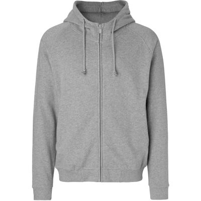 Kapuzensweatshirt mit Reißverschluss Neutral Gris 2XL Mixte Kapuzensweatshirt mit Reißverschluss Neutral Gris 2XL Mixte