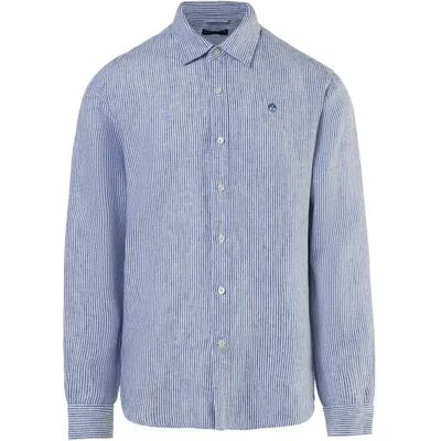 Langarmhemd mit breitem Kragen North Sails Bleu S Homme Langarmhemd mit breitem Kragen North Sails Bleu S Homme