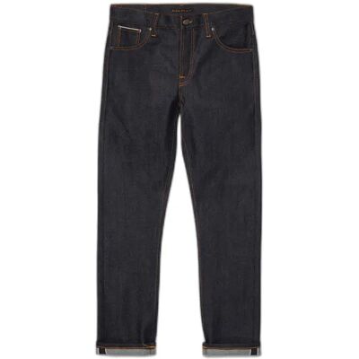 Slim Jeans Nudie Jeans Grim Tim Dry Japan Selvage Bleu 33x34 Homme Slim Jeans Nudie Jeans Grim Tim Dry Japan Selvage Bleu 33x34 Homme