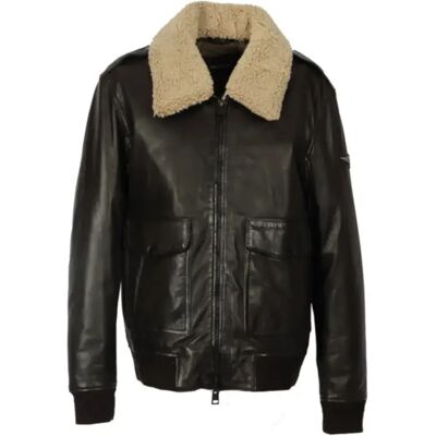 Lederjacke Oakwood Gennaro Noir S Homme Lederjacke Oakwood Gennaro Noir S Homme