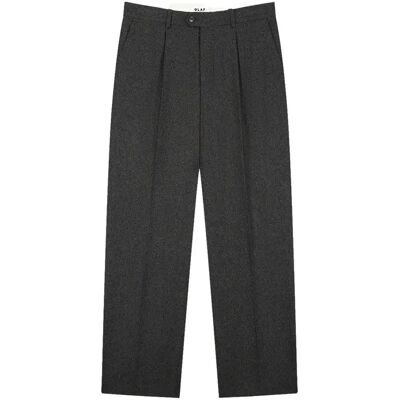 Anzughose Olaf Hussein Herringbone Noir M Homme Anzughose Olaf Hussein Herringbone Noir M Homme