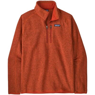 Fleece 1/4 Reißverschluss Patagonia Better Orange L Homme Fleece 1/4 Reißverschluss Patagonia Better Orange L Homme
