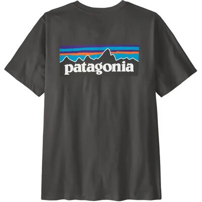 T-Shirt Patagonia Logo Noir L Homme T-Shirt Patagonia Logo Noir L Homme