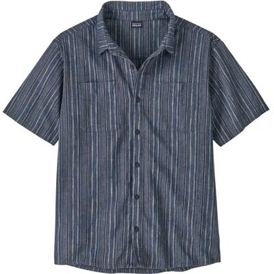 Kurzarmhemd Patagonia Bleu S Homme Kurzarmhemd Patagonia Bleu S Homme