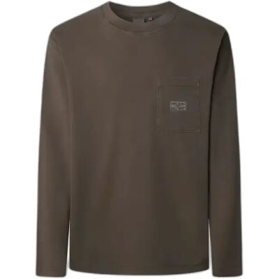T-Shirt Pepe Jeans Thor Marron L Homme T-Shirt Pepe Jeans Thor Marron L Homme