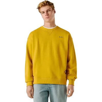 Pullover Pepe Jeans Geo Small Logo Jaune XL Homme Pullover Pepe Jeans Geo Small Logo Jaune XL Homme