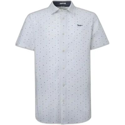Hemd Pepe Jeans Lindenberg Blanc M Homme Hemd Pepe Jeans Lindenberg Blanc M Homme