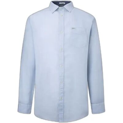 Hemd Pepe Jeans Parker Bleu M Homme Hemd Pepe Jeans Parker Bleu M Homme