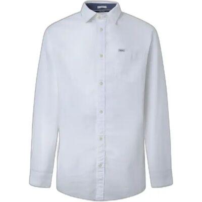 Hemd Pepe Jeans Parker Blanc M Homme Hemd Pepe Jeans Parker Blanc M Homme