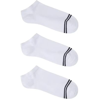 Socken Pepe Jeans Pepe Tr (x3) Blanc M/L Homme Socken Pepe Jeans Pepe Tr (x3) Blanc M/L Homme