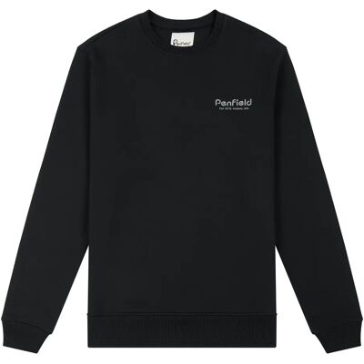 Sweatshirt Penfield Hudson Script Crew Noir L Homme Sweatshirt Penfield Hudson Script Crew Noir L Homme