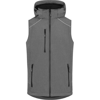 Softshell-Weste mit Kapuze Promodoro Gris 5XL Homme Softshell-Weste mit Kapuze Promodoro Gris 5XL Homme