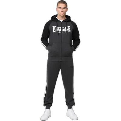 Hoodie Lonsdale Glentruan Gris L Homme Hoodie Lonsdale Glentruan Gris L Homme