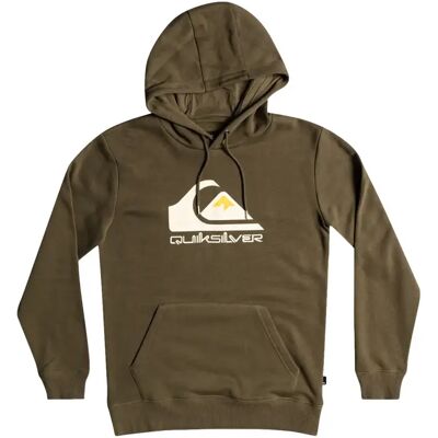 Kapuzenpullover Quiksilver Big Logo Marron L Homme Kapuzenpullover Quiksilver Big Logo Marron L Homme