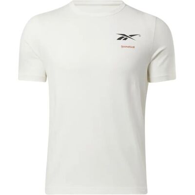 Reebok HN5804 Weiß Basketball T-Shirt - Herren Reebok HN5804 Weiß Basketball T-Shirt - Herren