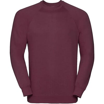 Pullover Russell Athletic Classic Raglan Rouge M Mixte Pullover Russell Athletic Classic Raglan Rouge M Mixte