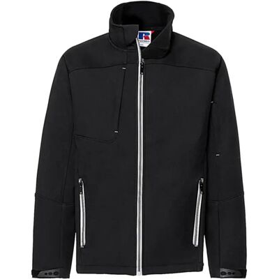 Softshell-Jacke Russell Athletic Bionic Noir XL Homme Softshell-Jacke Russell Athletic Bionic Noir XL Homme