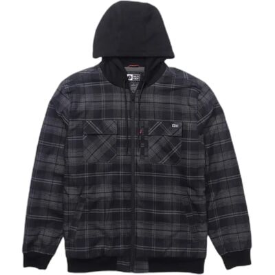 Karierte wasserdichte Jacke Salty Crew Fathom Noir S Homme Karierte wasserdichte Jacke Salty Crew Fathom Noir S Homme