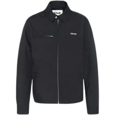 Hemdjacke Schott Bleu S Homme Hemdjacke Schott Bleu S Homme