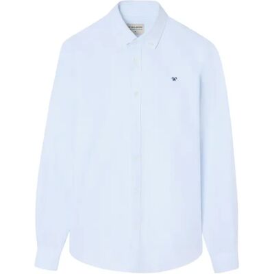 Gestreifte Oxford-Hemd mit langen Ärmeln Silbon Bleu 2XL Homme Gestreifte Oxford-Hemd mit langen Ärmeln Silbon Bleu 2XL Homme